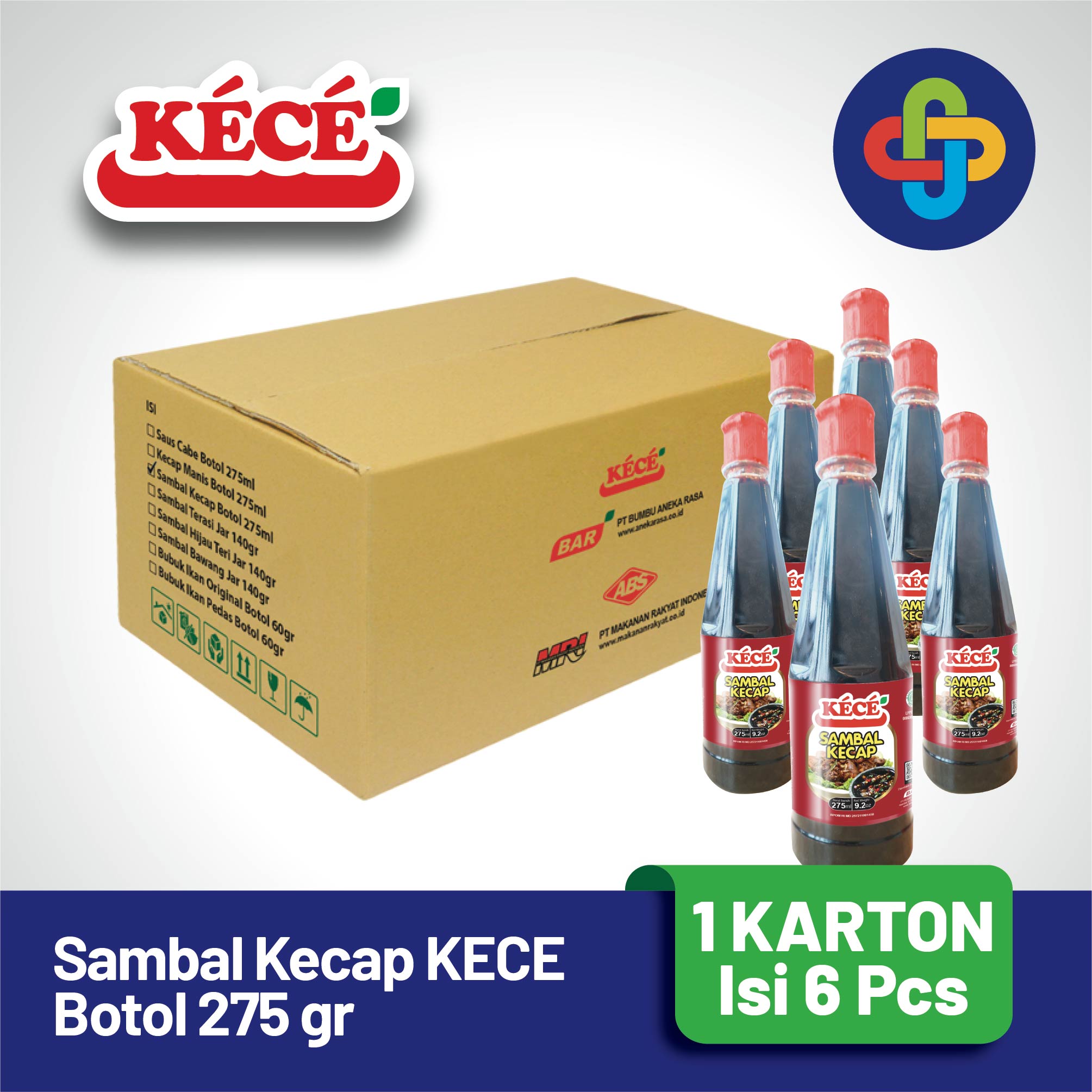 Sambal Kecap KECE Botol 275 gr